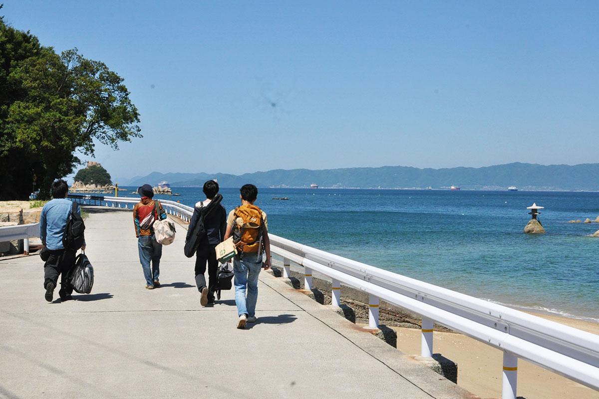 若者支援シェアハウス「人おこし」|白石島合宿2